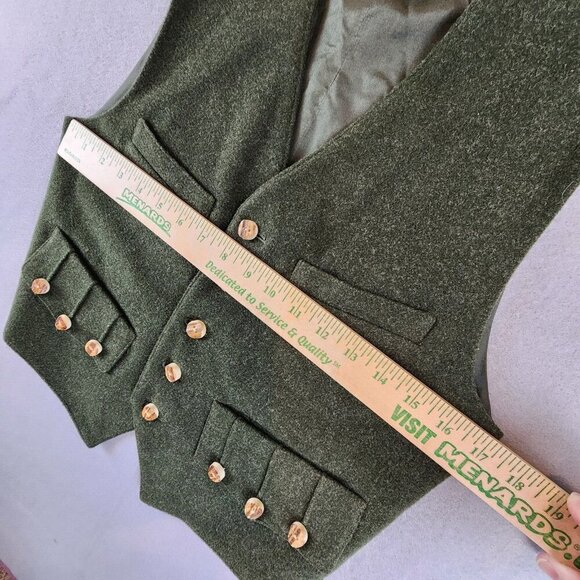 Ralph Lauren Collection Purple Label Vtg Wool Cashmere Military Inspired Vest 6 - Picture 10 of 15